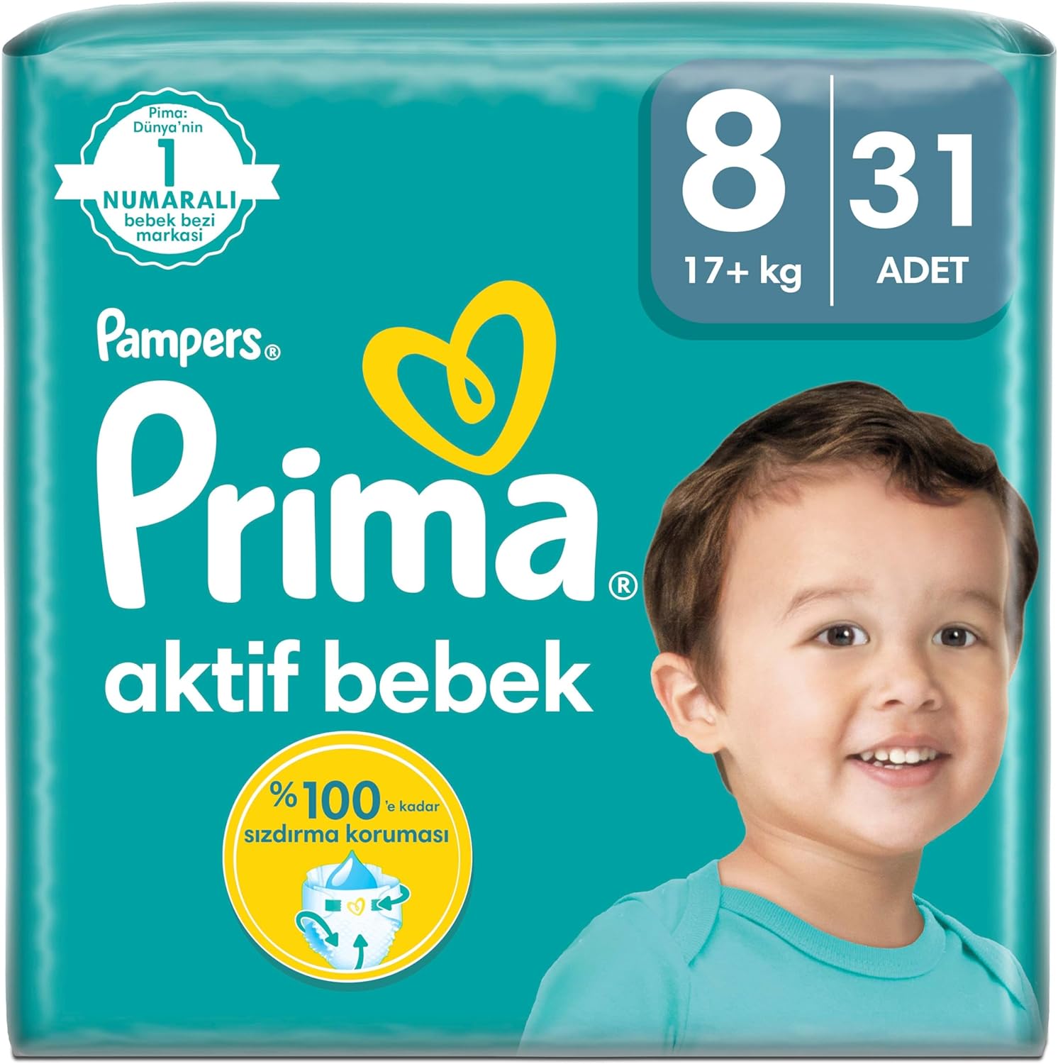 Prima Bebek Bezi Beden:8 (17+KG) XXX Large 31 Adet Ekonomik Pk Prima Bebek Bezi Beden:8 (17+KG) XXX Large 31 Adet Ekonomik Pk