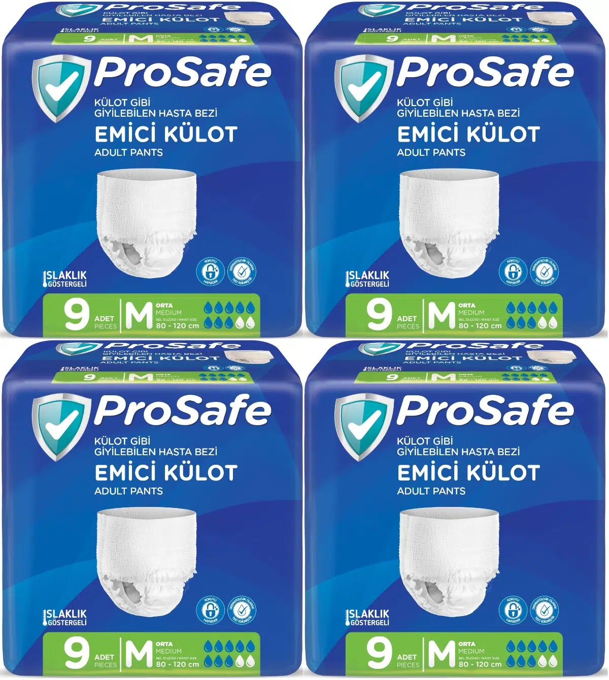 Prosafe Emici Külot Hasta Bezi Orta-Medium 36 Adet (4PK*9)
