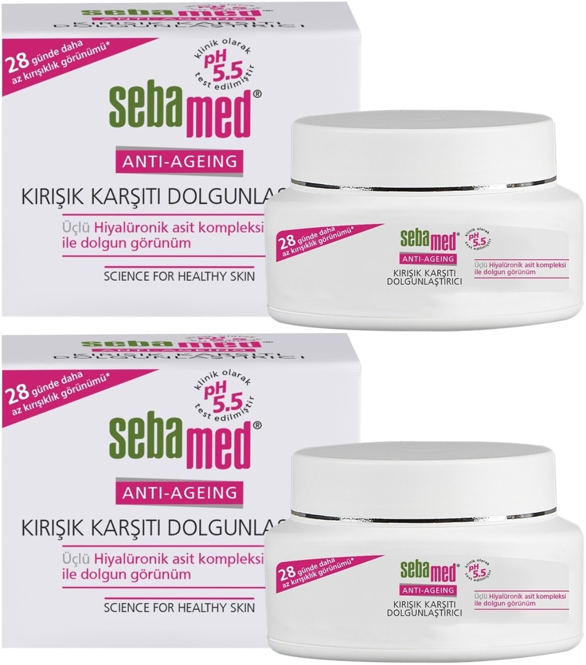 Sebamed Kırışık Karşıtı Dolgunlaştırıcı Antı-Ageıng Krem 50ML (2 Li Set) Sebamed Kırışık Karşıtı Dolgunlaştırıcı Antı-Ageıng Krem 50ML (2 Li Set)
