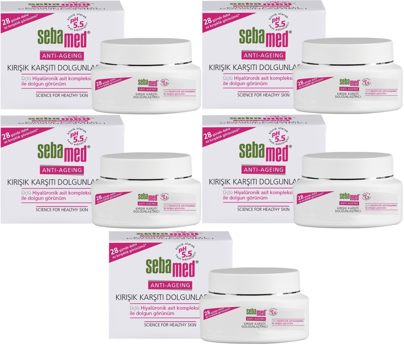 Sebamed Kırışık Karşıtı Dolgunlaştırıcı Antı-Ageıng Krem 50ML (5 Li Set) Sebamed Kırışık Karşıtı Dolgunlaştırıcı Antı-Ageıng Krem 50ML (5 Li Set)