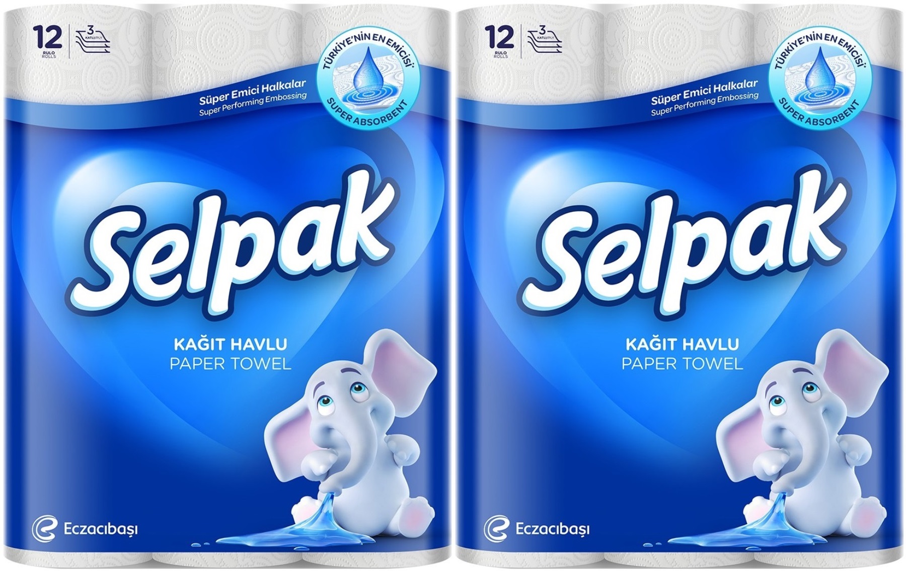 Selpak Kağıt Havlu (3 Katlı) 24 Lü Set (2PK*12) Selpak Kağıt Havlu (3 Katlı) 24 Lü Set (2PK*12)