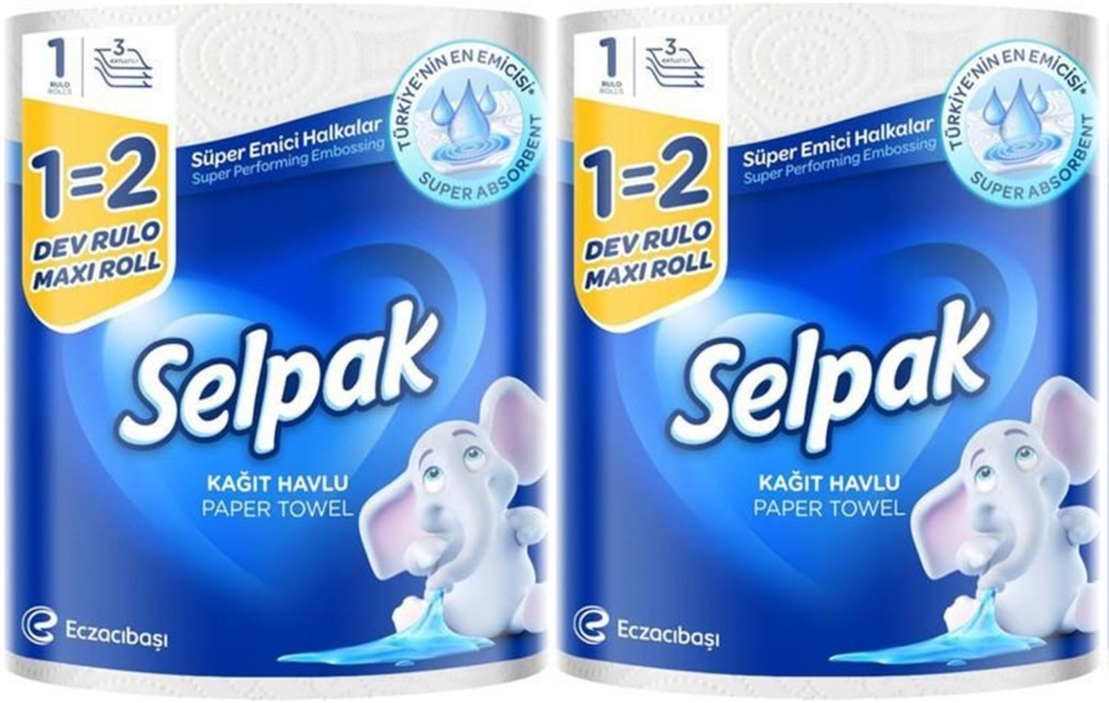 Selpak Kağıt Havlu (3 Katlı) Dev Rulo (2 Li Set) Selpak Kağıt Havlu (3 Katlı) Dev Rulo (2 Li Set)