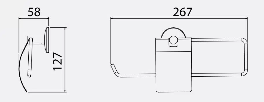 Serel Banyo Lale Kağıt Havluluk Kapaklı 140101011 E.C.A Serel Banyo Lale Kağıt Havluluk Kapaklı 140101011 E.C.A