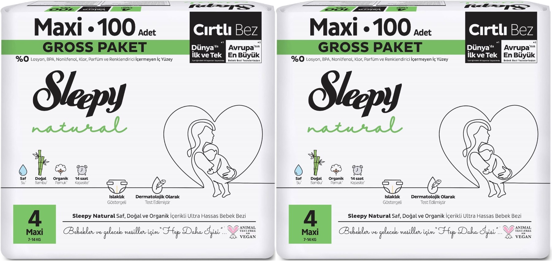 Sleepy Bebek Bezi Natural Beden:4 (7-14KG) Maxi 200 Adet Ekonomik Ultra Pk Sleepy Bebek Bezi Natural Beden:4 (7-14KG) Maxi 200 Adet Ekonomik Ultra Pk