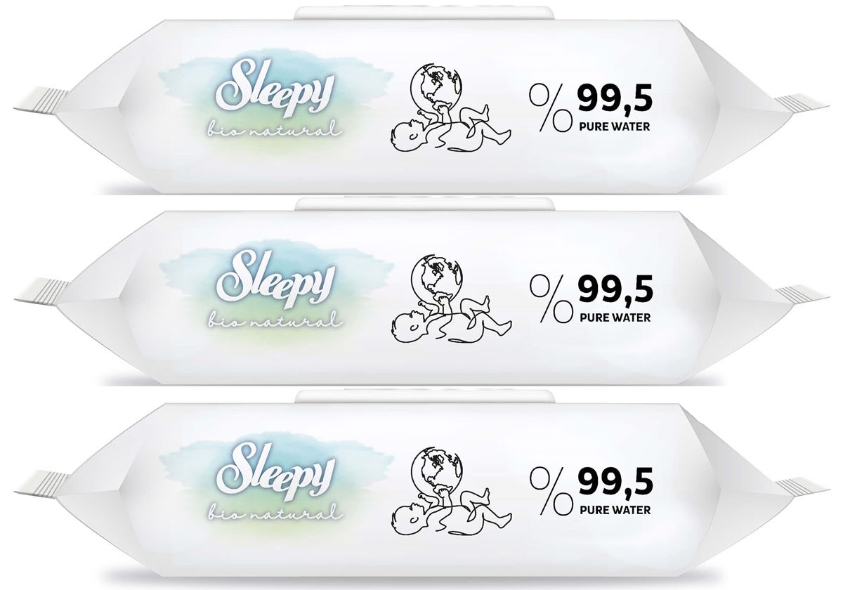 Sleepy Islak Havlu Mendil Bio Natural 40 Yaprak Yeni Doğan (3 Lü Pk) Plastik Kapaklı 120 Yaprak Sleepy Islak Havlu Mendil Bio Natural 40 Yaprak Yeni Doğan (3 Lü Pk) Plastik Kapaklı 120 Yaprak