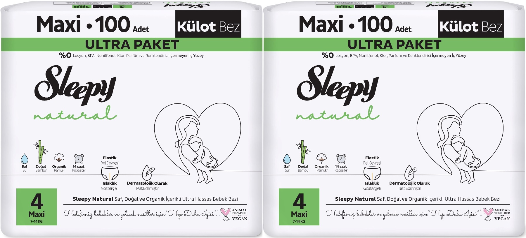 Sleepy Külot Bebek Bezi Natural Beden:4 (7-14KG) Maxi 200 Adet Süper Ekonomik Gross Pk Sleepy Külot Bebek Bezi Natural Beden:4 (7-14KG) Maxi 200 Adet Süper Ekonomik Gross Pk