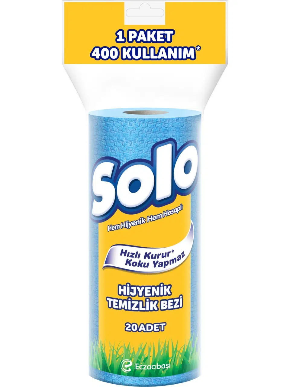 Solo Hijyenik Temizlik Bezi (İç adet 20 Li) (Kokusuz ve Hızla Kuruyan)