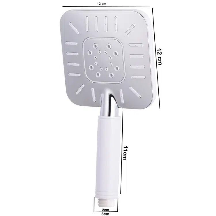 T-MAY Banyo Çamlıca Kare El Duş Seti Başlığı Krom - Beyaz 4 Fonksiyonlu T-MAY Banyo Çamlıca Kare El Duş Seti Başlığı Krom - Beyaz 4 Fonksiyonlu