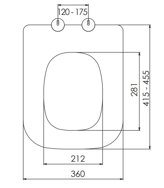 T-MAY Gökçe Kare Yavaş Kapanan Amortisörlü Klozet Kapağı Soft Close T-MAY Gökçe Kare Yavaş Kapanan Amortisörlü Klozet Kapağı Soft Close