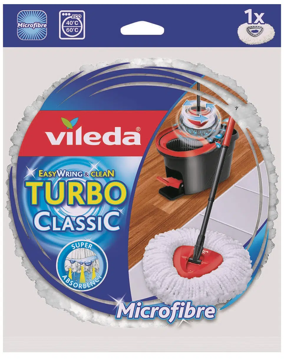 Vileda Turbo Yedek Mop Paspas Ucu (%100 Mikrofiber)